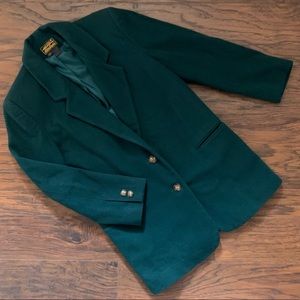 Vintage Eddie Bauer Hunter Green Blazer Jacket